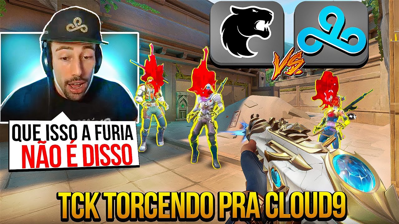 TCK FICOU SEM ACREDITAR NO QUE ACONTECEU no FURIA x CLOUD9! (Melhores Momentos)