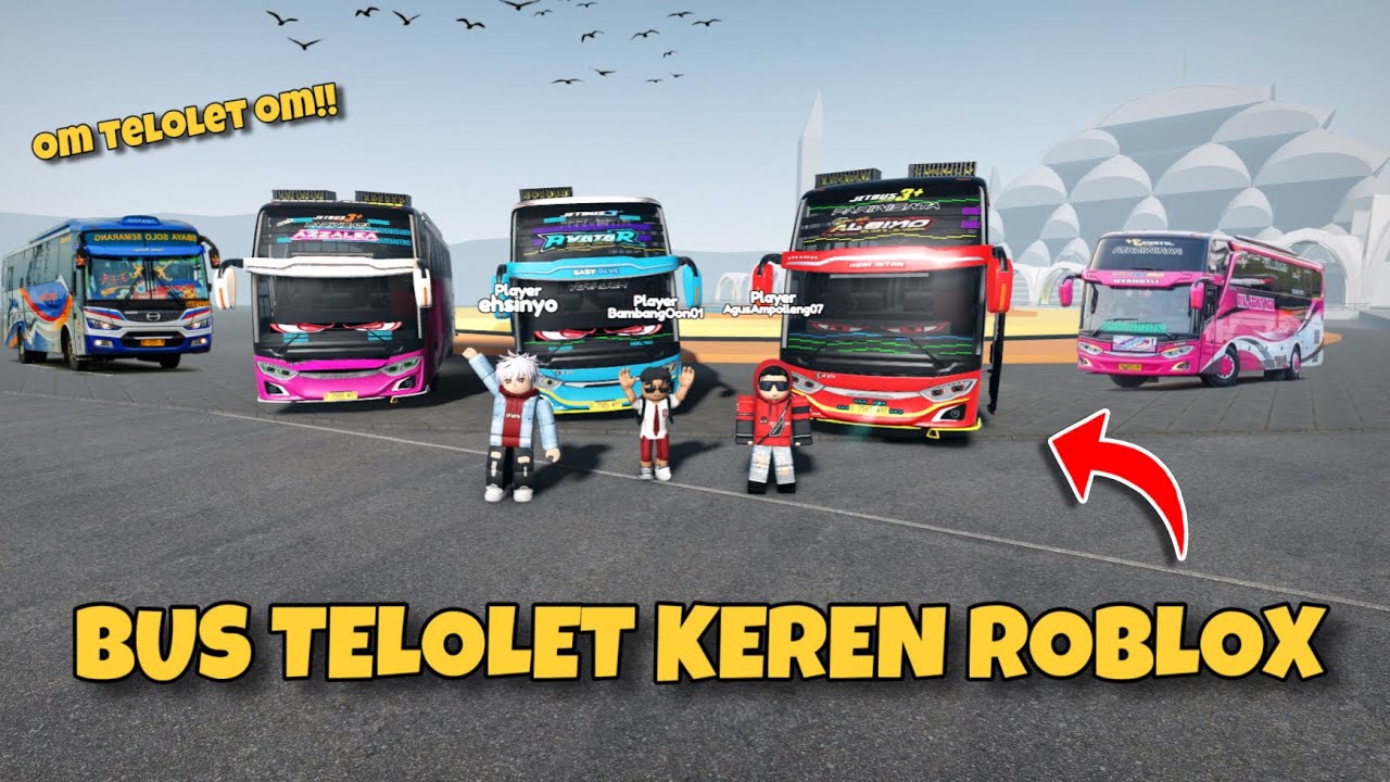 BAMBANG JALAN JALAN KE BANDUNG NAIK BUS BASURI DI ROBLOX INDONESIA