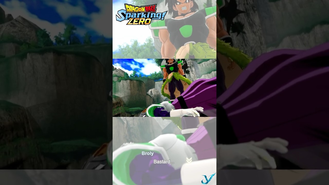 Broly vs Kale & Caulifla with Raging Blast Visuals Is WILD! #shorts