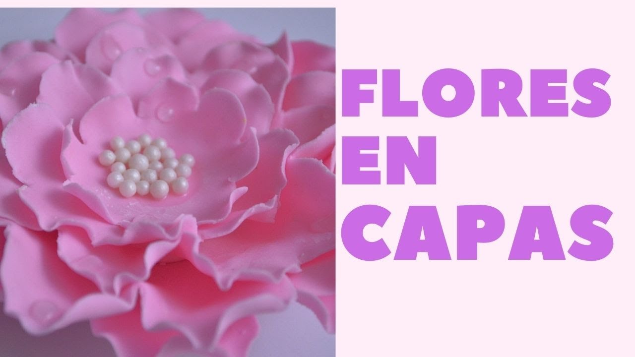 Como Hacer Flores en Capas y Efecto Gotas de Agua