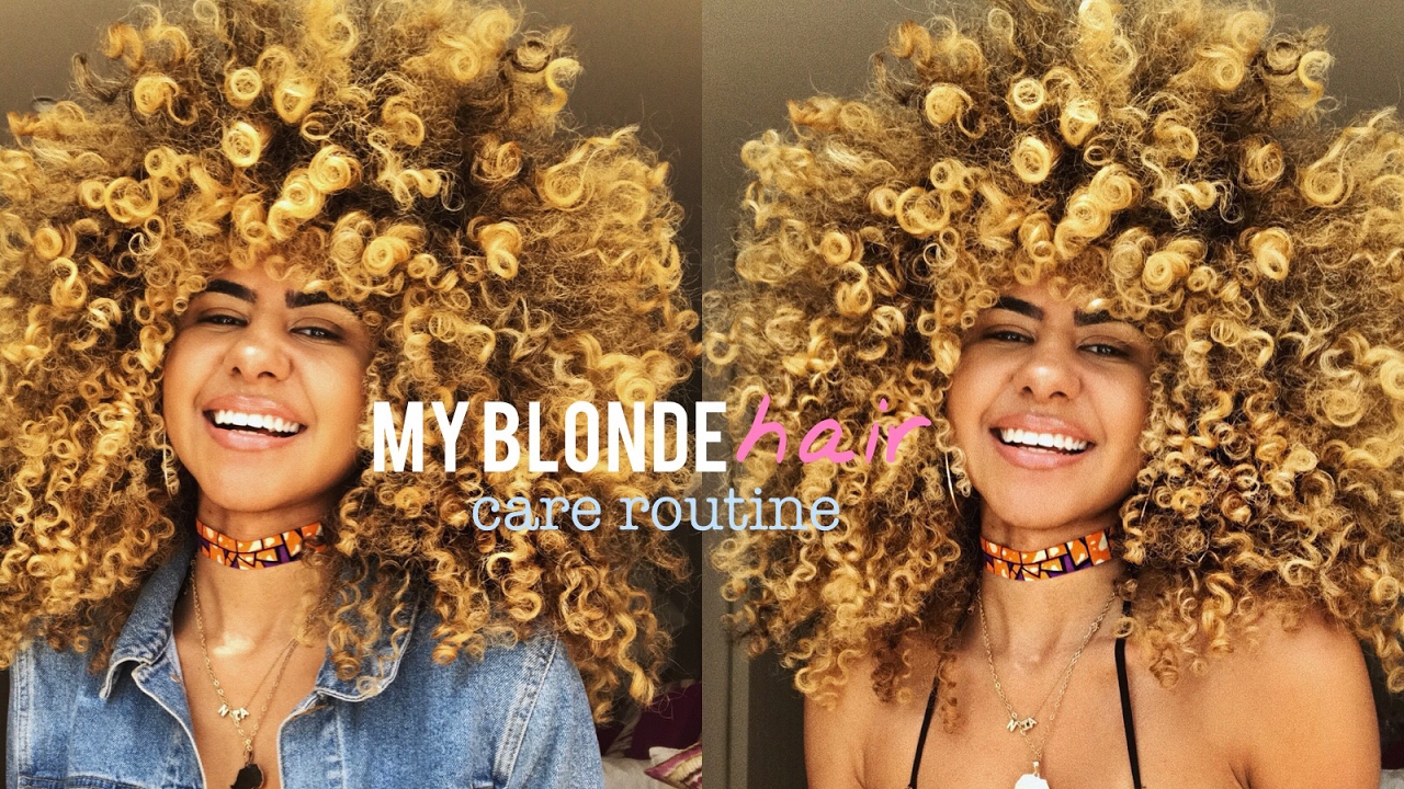 My Blonde Hair Care Routine