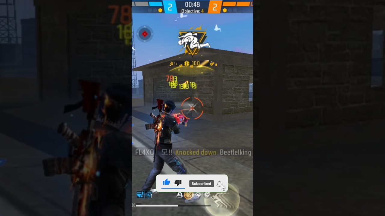 M4A1 Rifle + MP40 Rush 😱 Clean Headshots | Free Fire MAX
