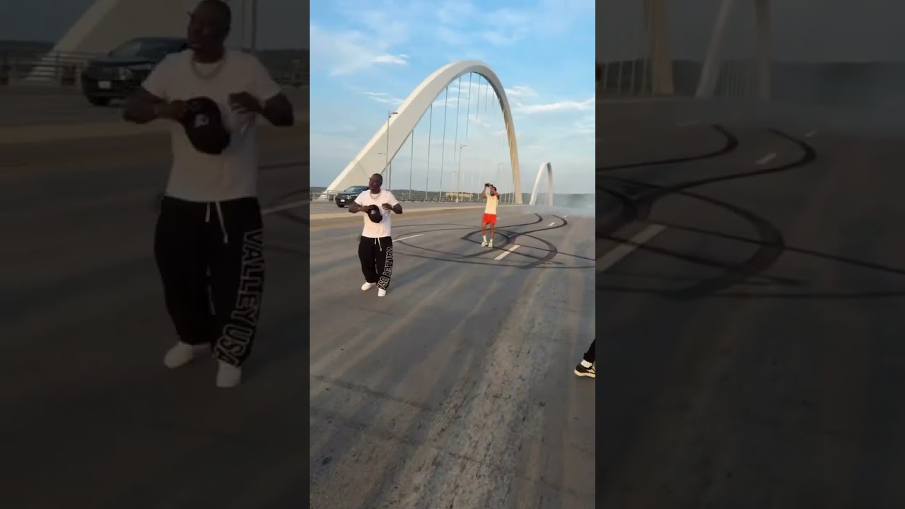 Shut down the bridge for a valley vision music video shoot 👀🌉