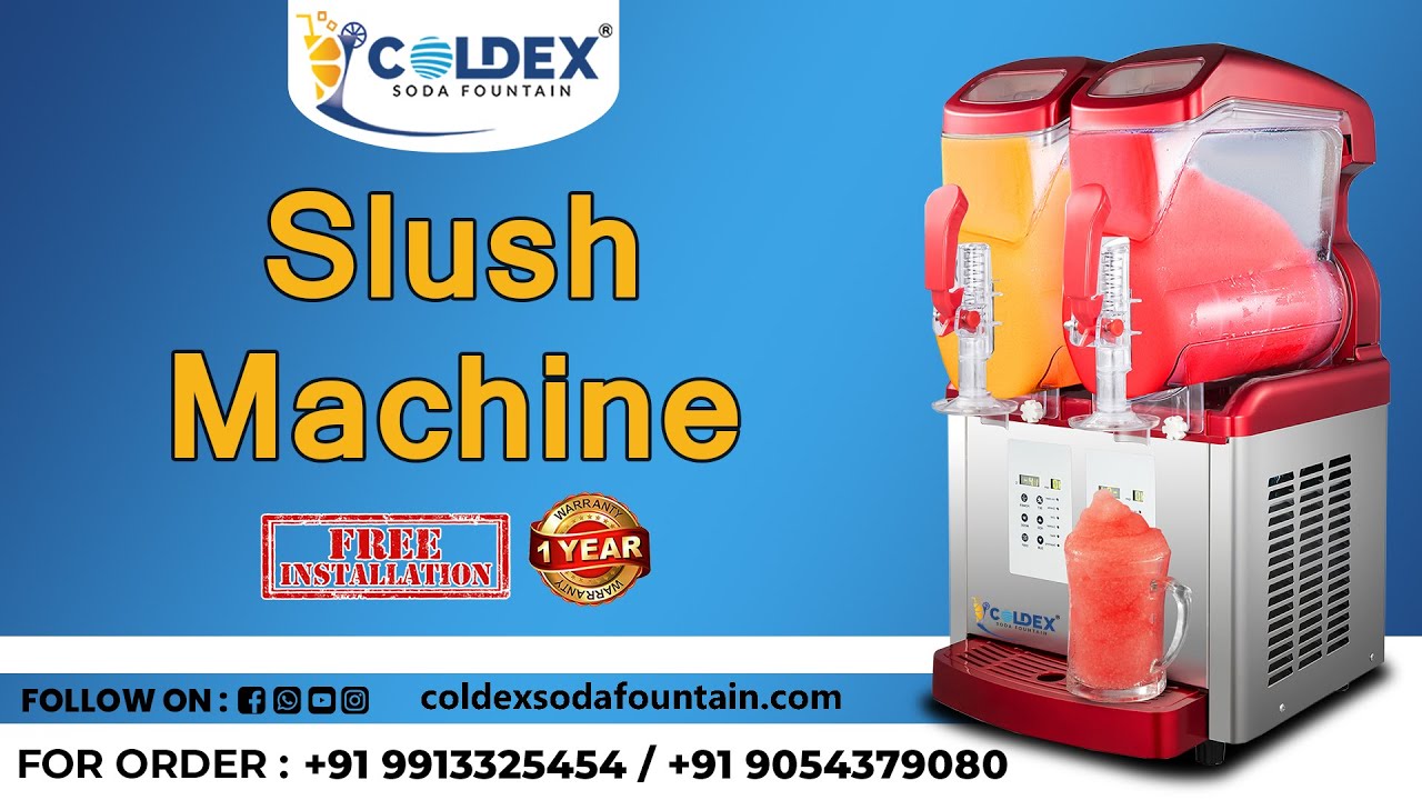 Ice Slush Machine (Double Bowl) || स्लश मशीन  || Shree Khodiyar Enterprise || +91 9913325454