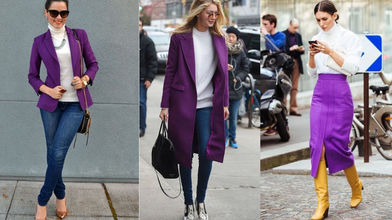 COLORES DE MODA 2020 Otoño invierno COLOR MORADO, MALVA, ULTRAVIOLET / Fashion Love