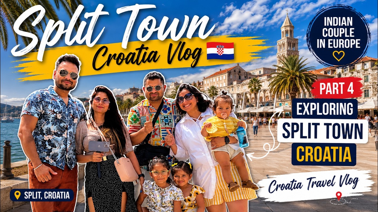 Split Croatia | Flying Family | Croatia Travel Vlog | Split Travel Guide @AnayAndAnayra