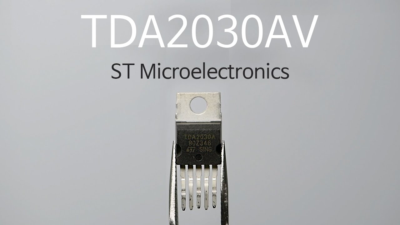 TDA2030AV - ST Microelectronics : 18W Hi-Fi AMPLIFIER AND 35W DRIVER