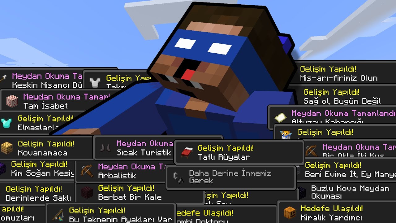 24 Saatte Tüm Minecraft 1.20 Başarımlarını Kazanmaya Çalışıyorum...