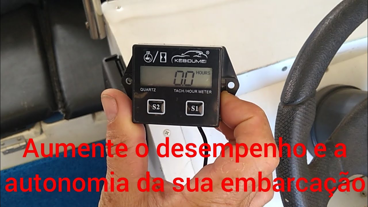 FAÇA SEU MOTOR RENDER MAIS. MEDIDOR DE RPM NO MOTOR DE POPA.