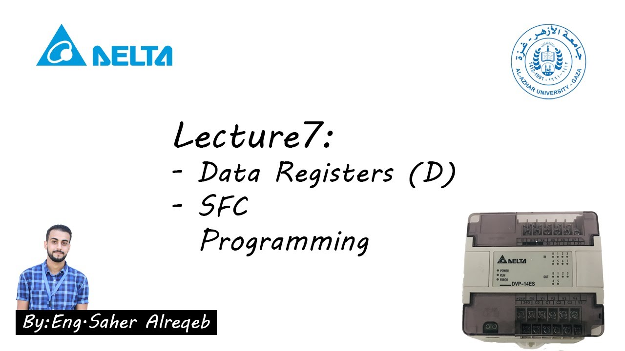 Lecture 7: Data Registers, SFC Programming (Arabic)