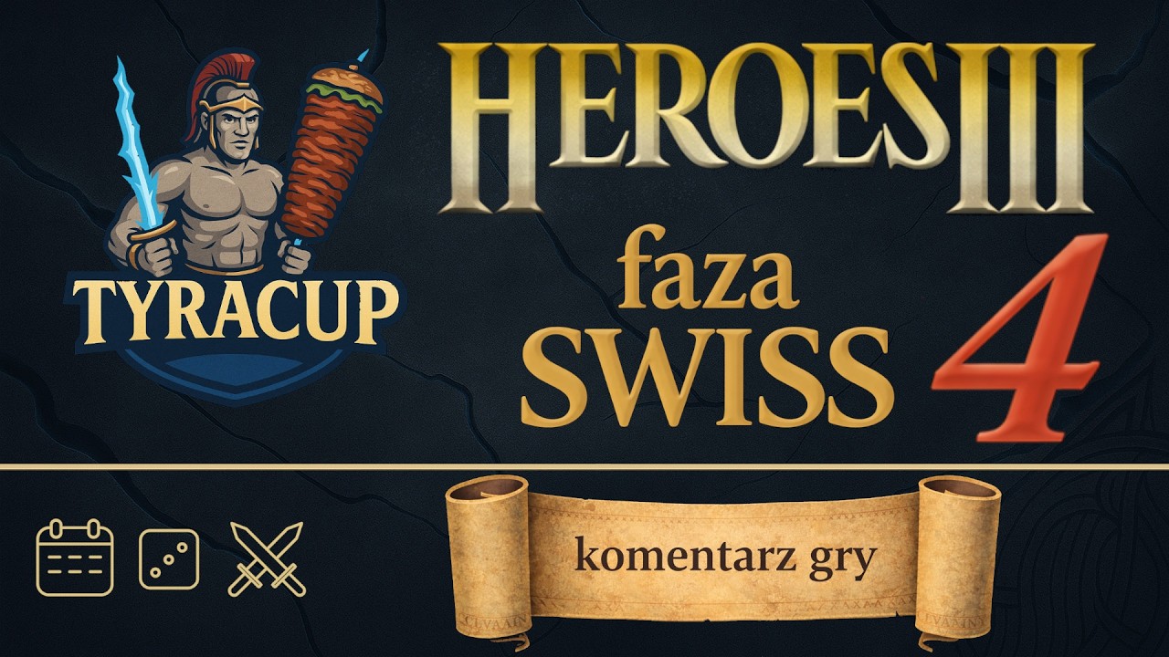 Heroes 3 Komentarz: TyraCup -Swiss- runda 3: Michaleklos vs Jordan27, 8xm12a - !tilt - !skalibruj