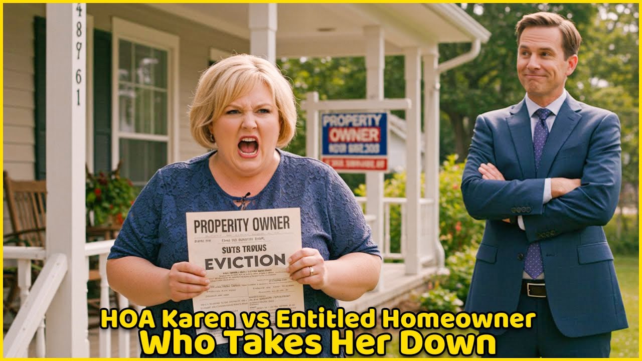 HOA Karen Takes Down Entitled Homeowner in EPIC Confrontation