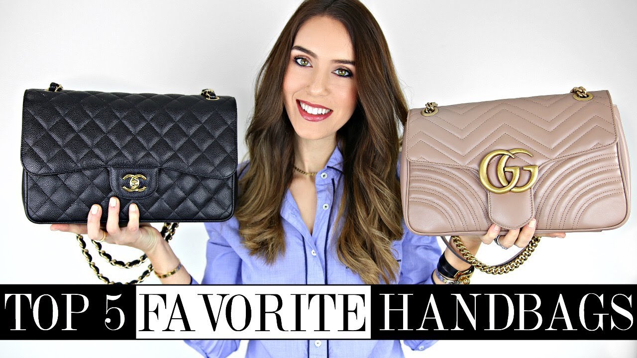 MY TOP 5 FAVORITE DESIGNER HANDBAGS | LOUIS VUITTON, CHANEL, GUCCI, ETC...
