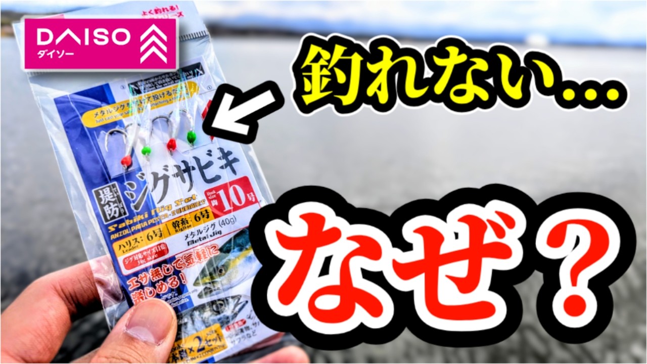 【ダイソージグサビキ】青物がサビキに反応しない!?ジグにしか食ってこないその理由とは&hellip;