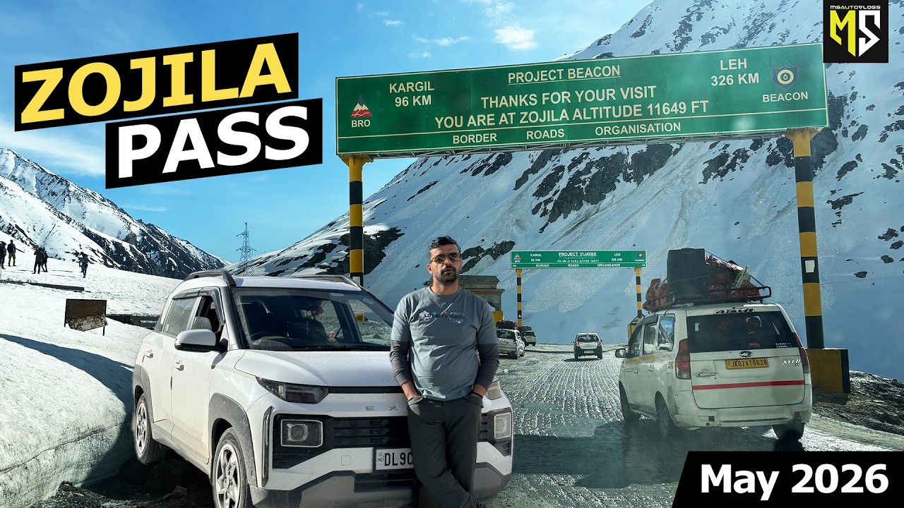 Zojila Pass May 2026 Update - Early Morning Queues & Dangerous Roads ❄️ Ladakh Vlog