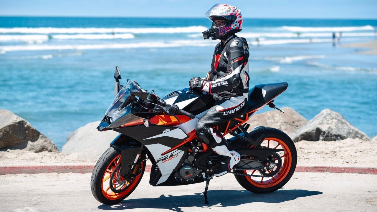 Обзор KTM RC 390! Это детский гоночный мотоцикл? (От первого лица)