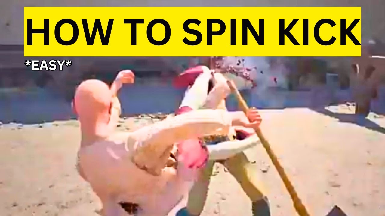 How To Spin Kick in Half Sword(EASY)