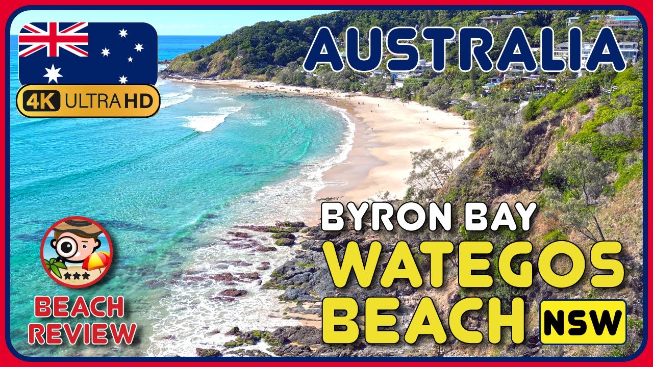 Wategos Beach Byron Bay 🇦🇺 🦘(Awesome hidden beach!) 4k Walking Tour / Beach Walk & Review