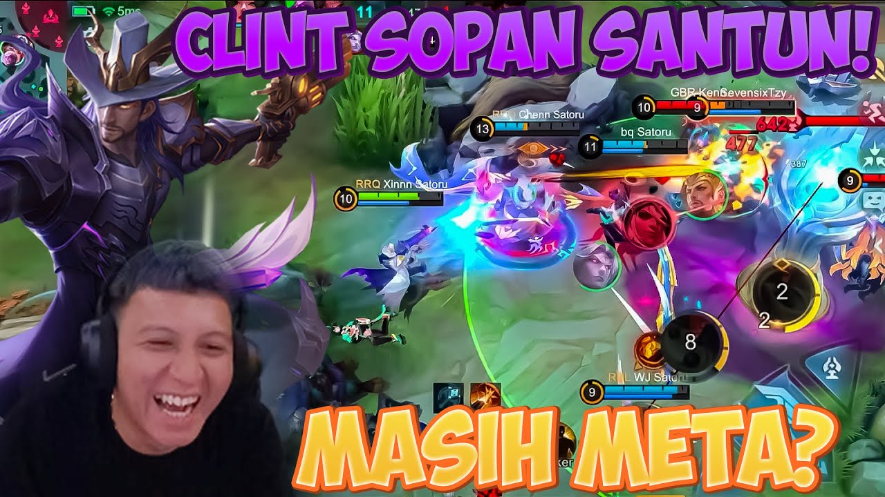 GILA DAMAGE SAKIT GINI !! CLINT MASIH BISA MASUK META GOLD LANE !!