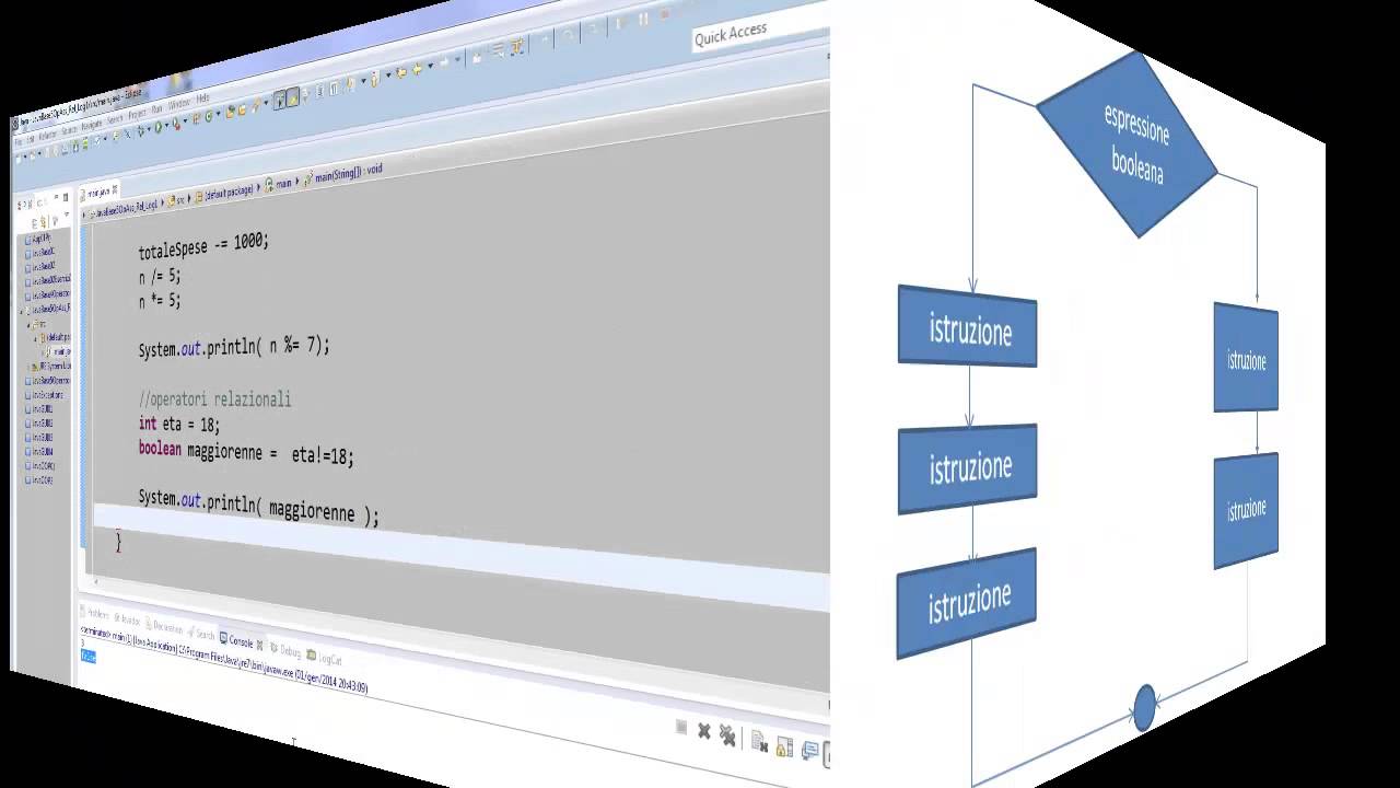 Java - corso base (Playlist 1) ITA 6-q: operatori relazionali e istruzione IF