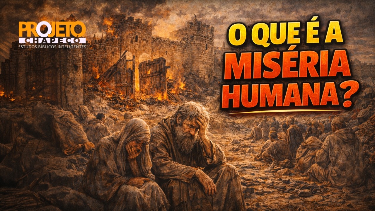 O QUE É A MISÉRIA HUMANA? - Estudos Bíblicos Inteligentes - Pastor Carlo Ribas