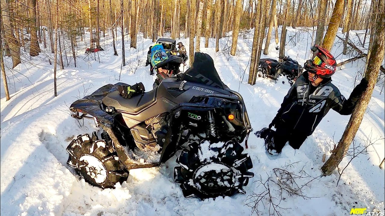 He Smokes a Tree! (Renegade Xmr 1000r Bush Rip)