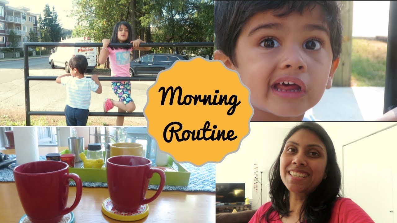 My Morning Routine - Indian family in Canada I Indian Mom Morning Routine with 2 kids