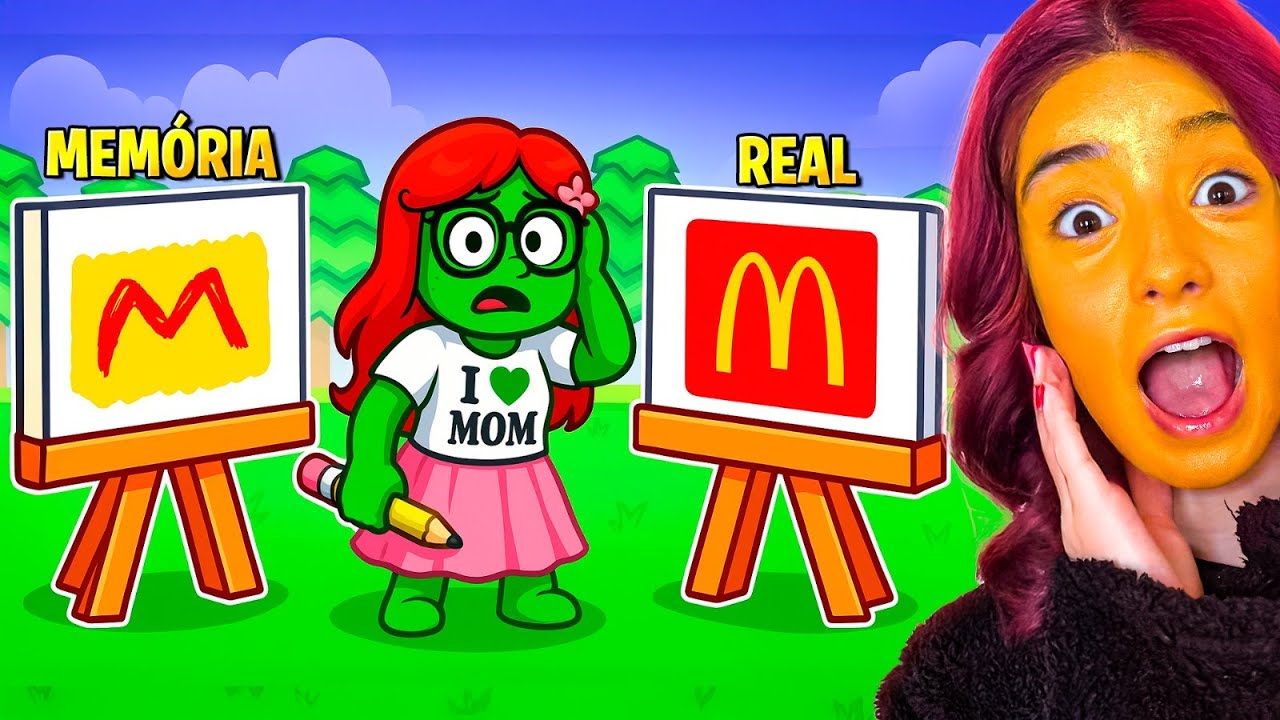 É IMPOSSÍVEL LEMBRAR DESSAS LOGOS FAMOSAS só de MEMÓRIA! Babá Também Joga