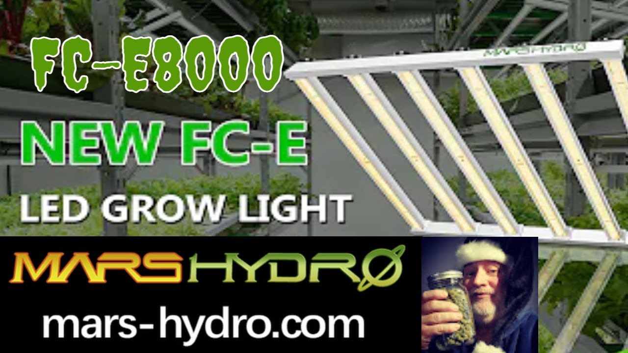 NEW MARS HYDRO FC-E8000 800W LED GROW LIGHT  RELEASED (2021) HYDROPONICS GROW ROOM.