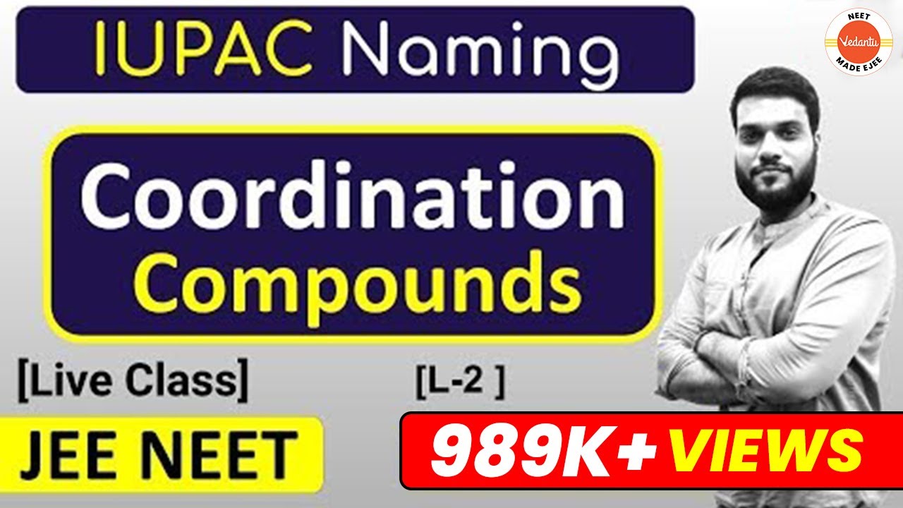 IUPAC Naming | Coordination Compounds | L-2 | JEE NEET | By Arvind Arora