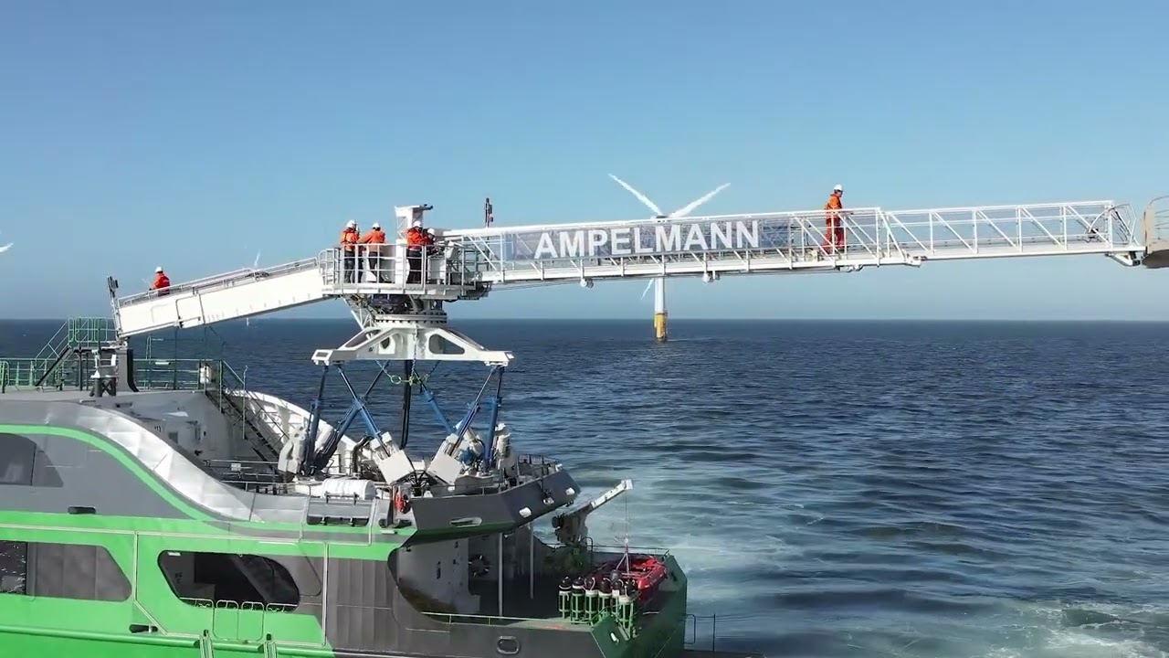 Revolutionizing Offshore Wind Access with Ampelmann
