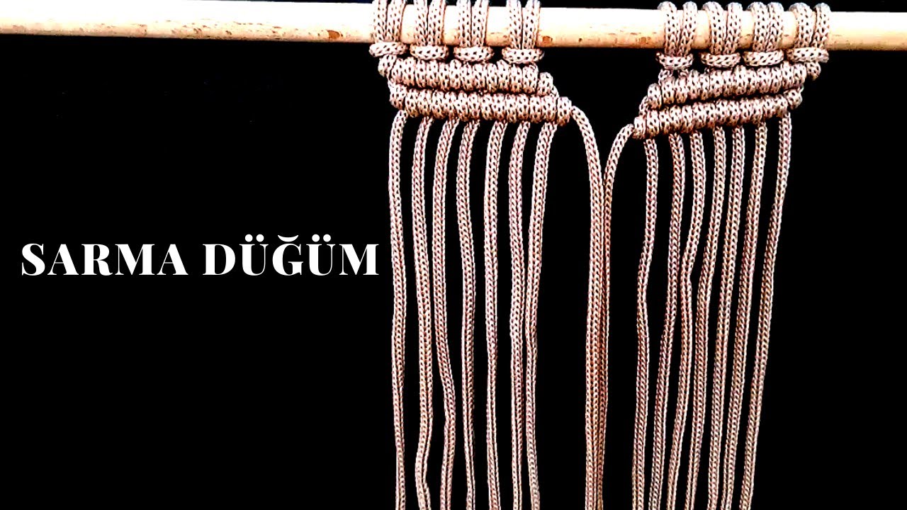 Makrome/Sarma Düğüm Tekniği 1