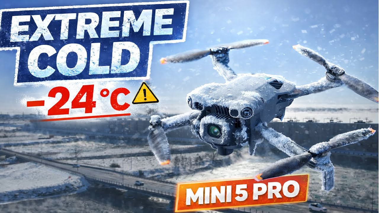DJI Mini 5 Pro at -25°C ❄️ Can You Fly Beyond the -10°C Limit?