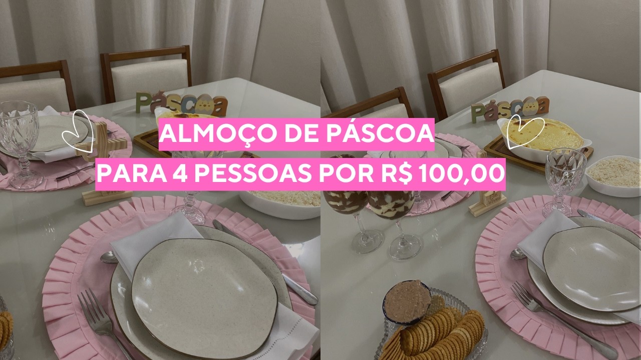 Econômica: Menu Completo para 4 Pessoas com R$100 ✨ | Collab com Mariana Barros Oficial