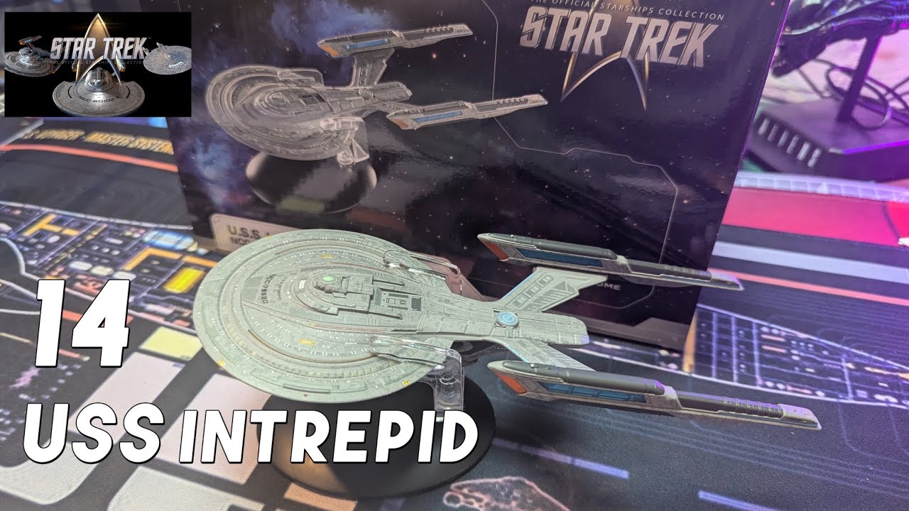 Коллекция космических кораблей Star Trek от Fanhome, выпуск 14: USS Intrepid (NCC-74600)