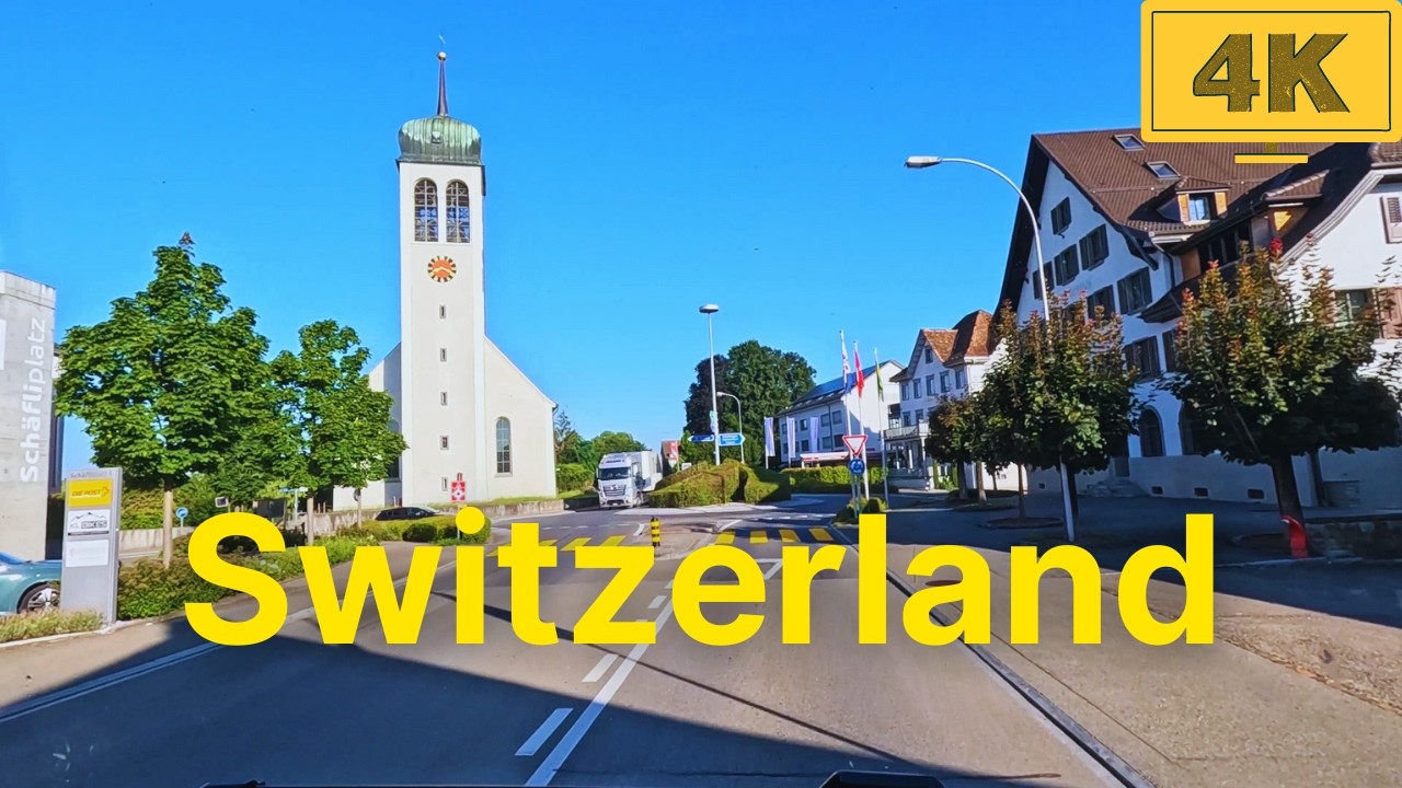 Scenic Drive in Switzerland | Ebnet to Kradolf-Schönenberg