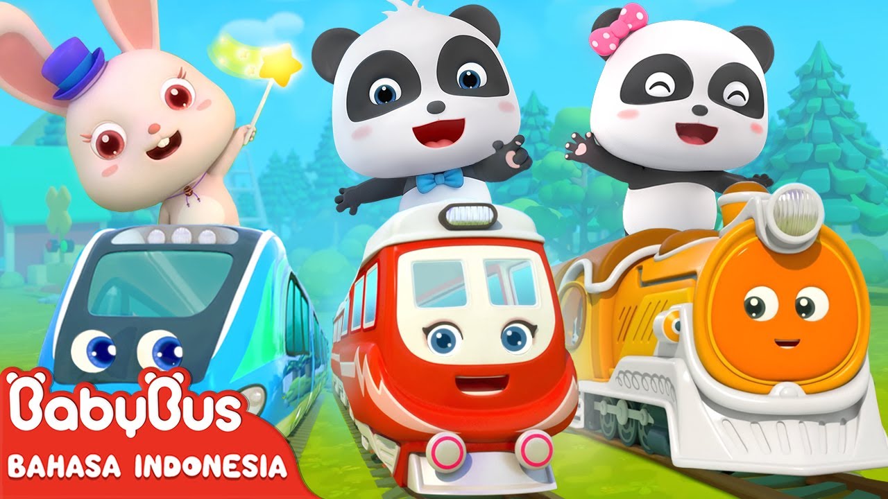 Permen Ajaib 🚆| Lagu Mobil | Kumpulan Film Bayi Panda Ajaib | Lagu Anak | BabyBus Bahasa Indonesia