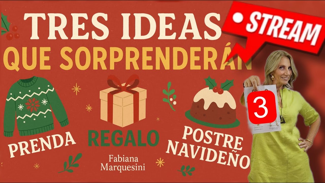 🔴 VIVO 🔴  3 Ideas que te sorprenderán: costura, manualidad y postre. Nro  118