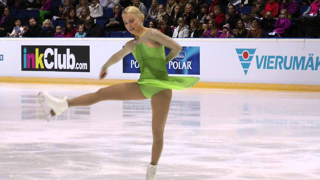 Finlandia Trophy 2012 Espoo 6.10.2012 Ladies Short Program Kiira Korpi FIN