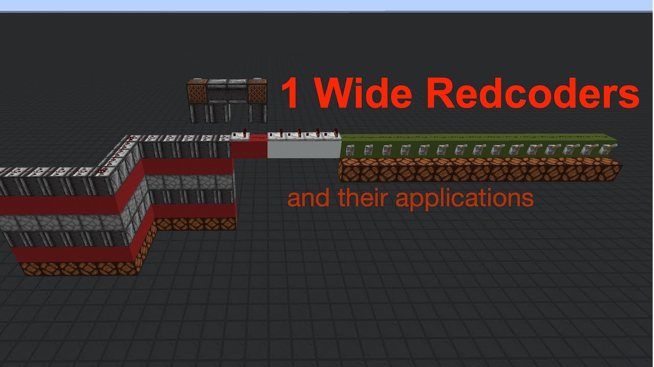 Minecraft: Smallest Stateless Redcoder