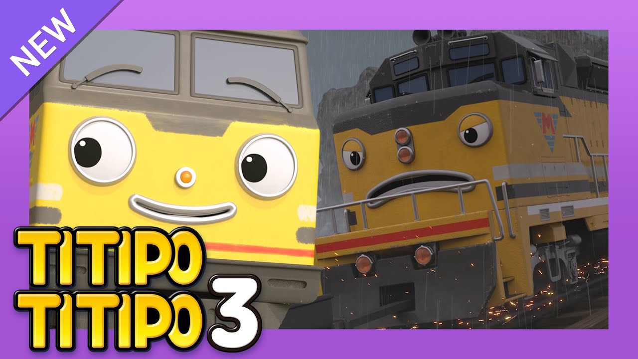 TITIPO S3 EP3 I want to be a Megatrain l Train Cartoons For Kids | Titipo the Little Train