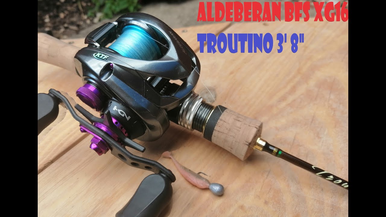 Aldeberan BFS XG16 / Major Craft Troutino 3'8