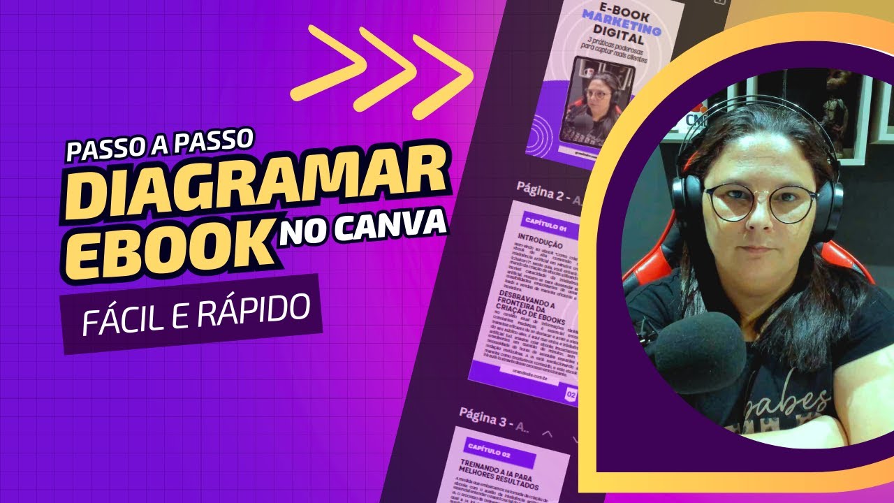 Como DIAGRAMAR UM EBOOK no CANVA (fácil tutorial completo)