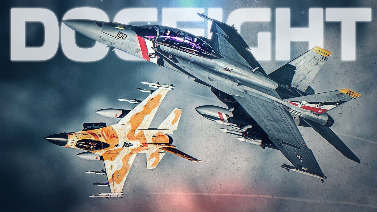 ВМС против ВВС | F/A-18F Super Hornet против F-16C Viper | Цифровой боевой симулятор | DCS |