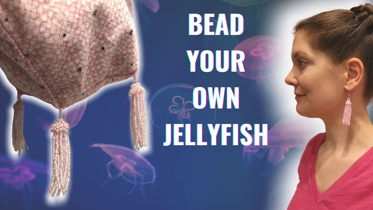 Beaded Jellyfish Tassels! Decorate Your Reticule, Your Ears, or Whatever You Want!