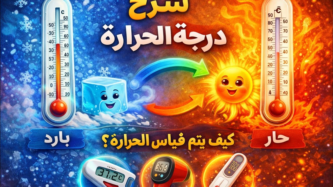شرح قياس درجة الحرارة كيمياء تانيه ثانوي مسارات الفصل الدراسي الثاني