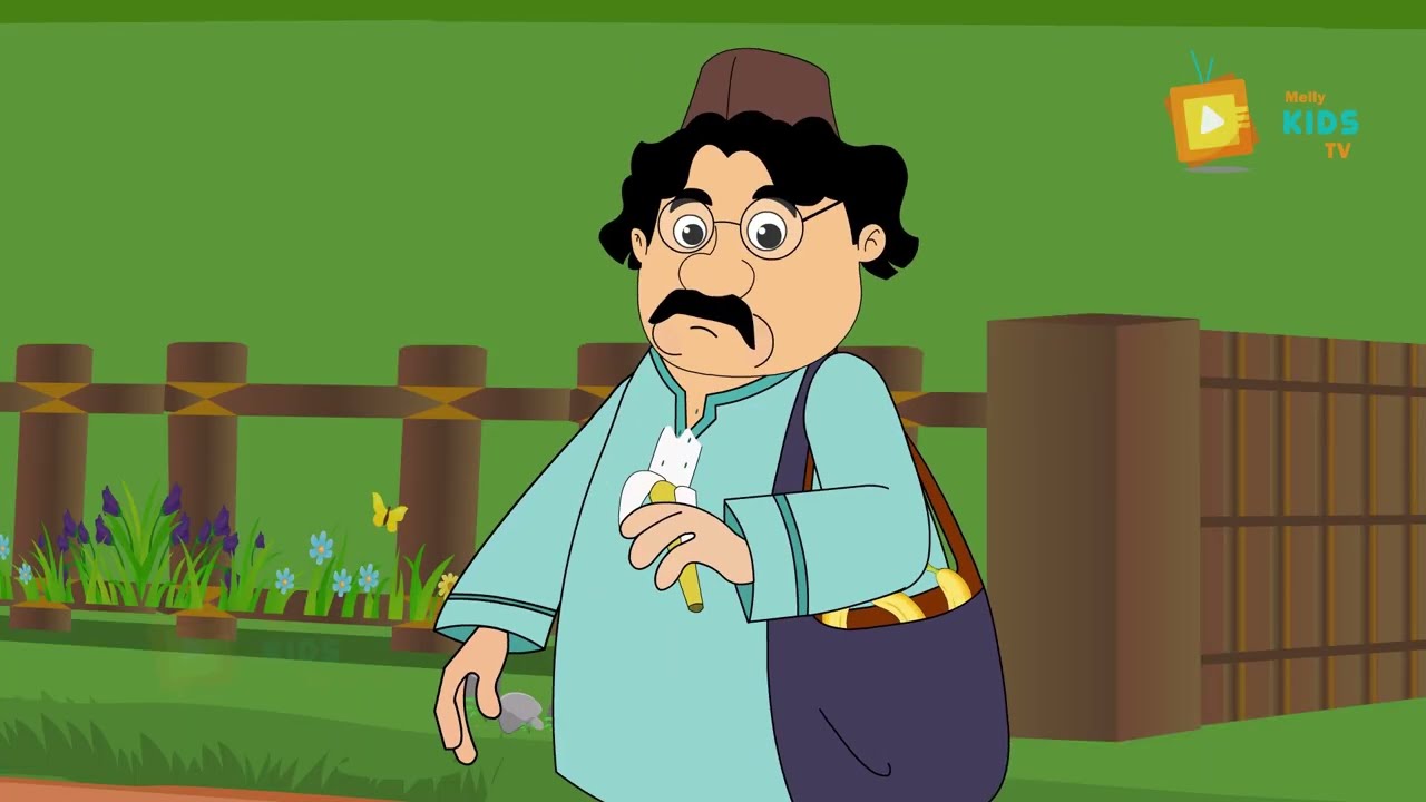 लाला जी ने केला खाया |  Lala ji ne kela khaya | Hindi Rhymes for Children | #mellykidstv