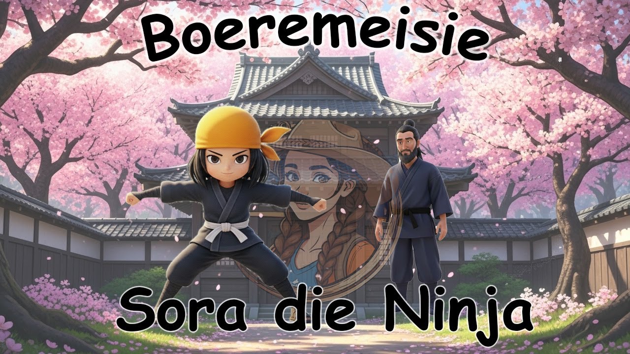 Boeremeisie | Sora die Ninja | Afrikaanse kinderstories