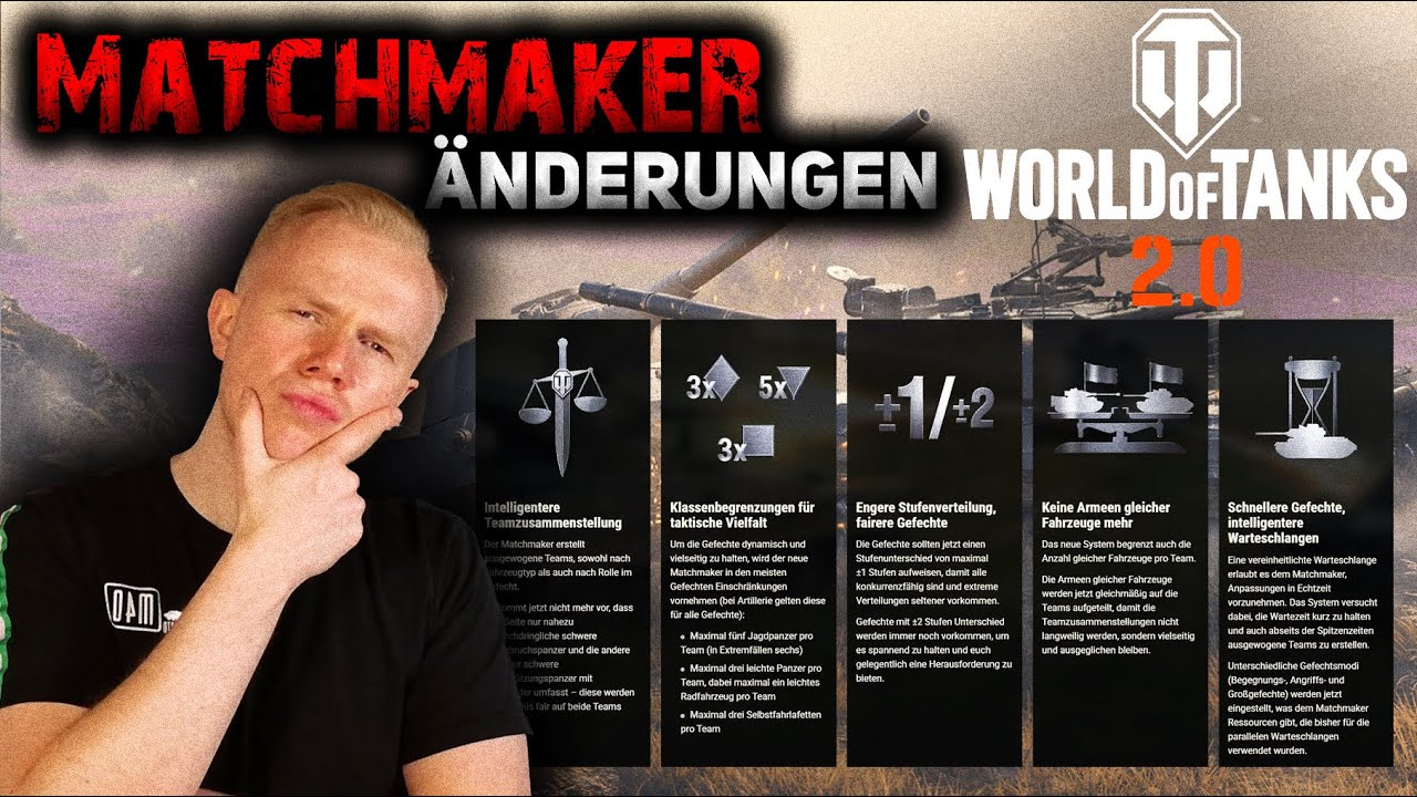 Der neue MatchMaker von World of Tanks 2.0