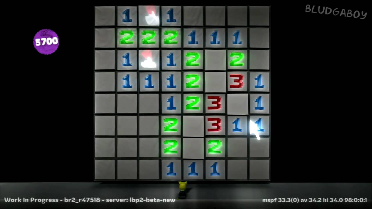 LittleBigPlanet 2 BETA - Minesweeper